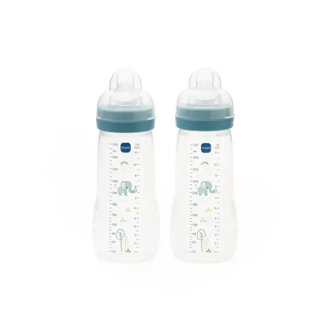 MAM Easy Active Bottle 330ml Blue 2 Pack – image 3