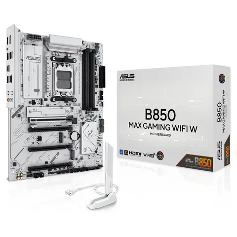 Asus B850 MAX Gaming Wifi W – Weiß – Bild 3