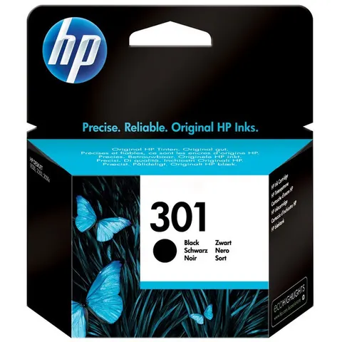 HP 301 Schwarz Original Druckerpatrone – Bild 1