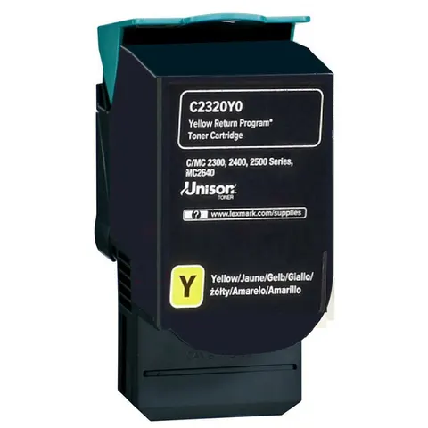 Original Lexmark C242XY0 Toner jaune – Bild 2