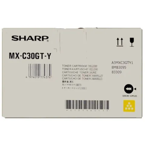 Original Sharp MXC30GTY Toner jaune – Bild 3