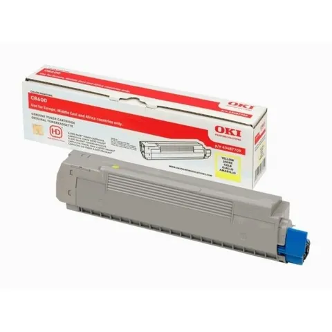 Original OKI 43487709 Toner jaune – Bild 2