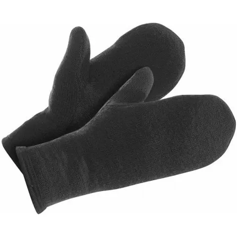 Woolpower Mittens 400 Fäustling Schwarz M – Bild 2