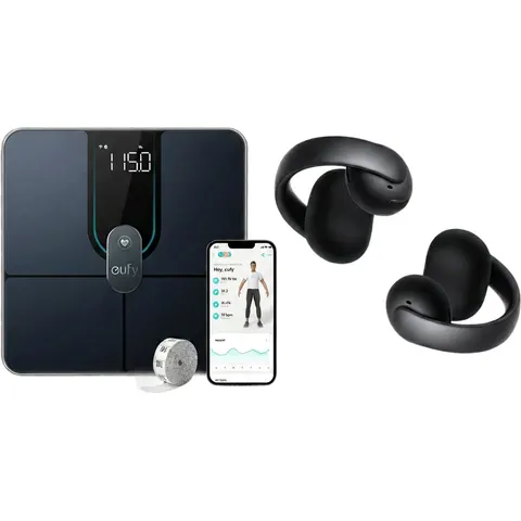 soundcore AeroClip Open-Ear Earbuds & eufy Smart Scale P3 – image 2