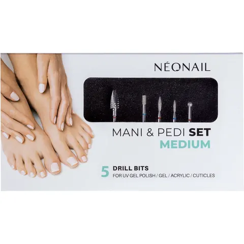 NEONAIL Drill Set Medium – 5 szt. – zdjęcie 3