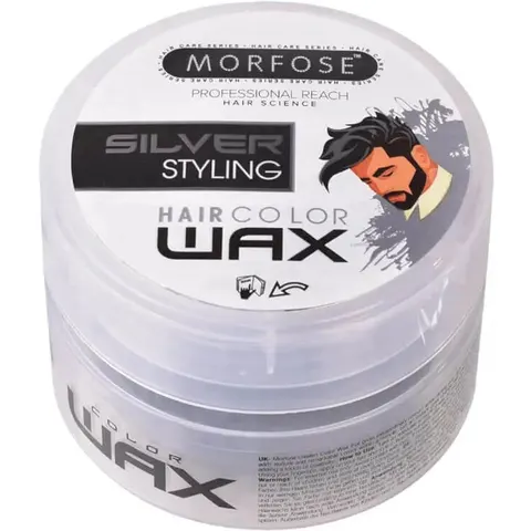 Morfose - Color Haar Wax 100 ml - Silber – Bild 2