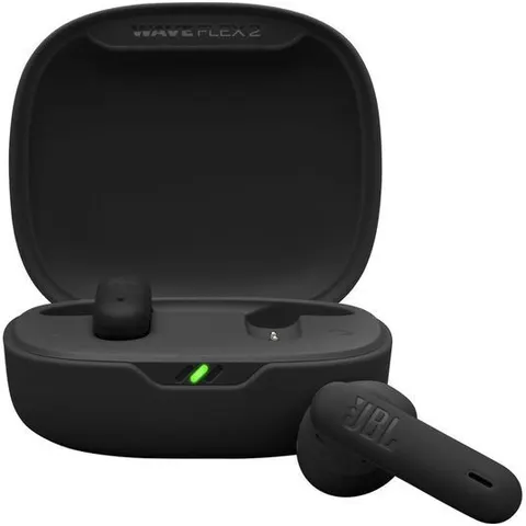 JBL Wave Flex 2 Wireless Bluetooth Earbuds - Black – image 2