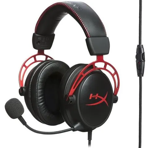 HyperX Cloud Alpha Wired Gaming Headset - Black & Red – image 2