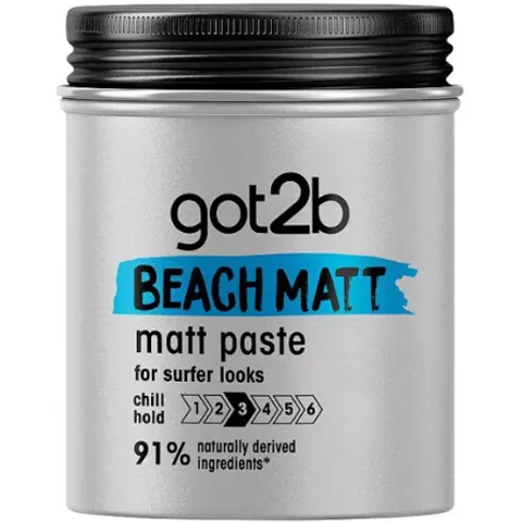 Schwarzkopf Got2b Beach Matt Paste 100ml – image 2