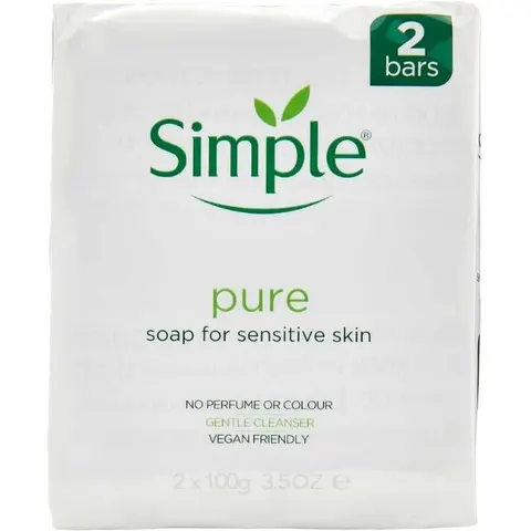 Simple Sensitive Twin Pack Soap 100g – image 2