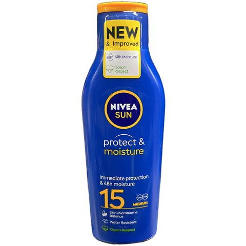 Nivea Sun Protect & Moisture SPF15 Medium Sun Lotion - 200 ml – image 3