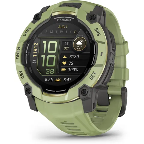 Garmin Instinct® 3 50mm AMOLED Grau Farngrün – Bild 3