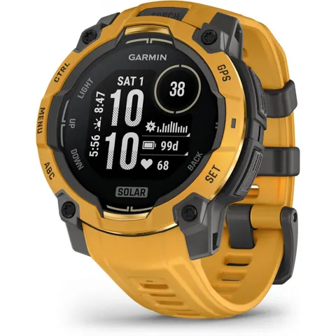 Garmin Instinct® 3 45mm Solar Grau Sunburst – Bild 2
