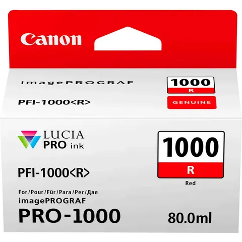 Canon PFI-1000R Tinte Rot – Bild 2