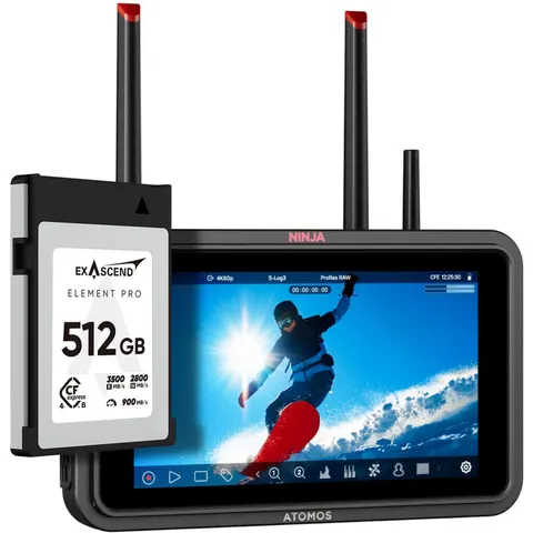 Atomos Ninja TX Element Pro Bundle + CFexpress 512GB – Bild 2