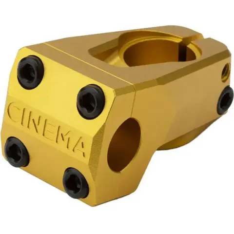 BMX Vorbau Cinema Projector Front Load (50mm - Sandblast Gold) – Bild 2