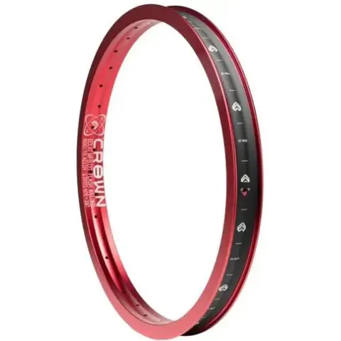 BMX Felge Eclat Crown (Sandblast Red) – Bild 2
