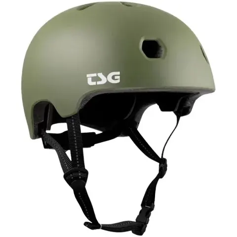 Skate Helm TSG Meta Solid (54-56 - Olive White) – Bild 2