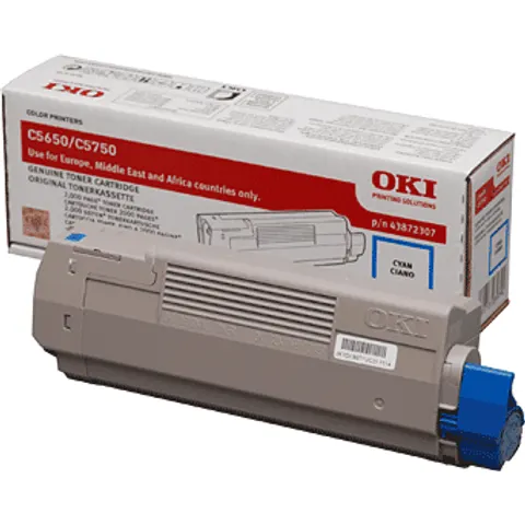 Oki 43872307 - Cyan - Toner – Bild 4