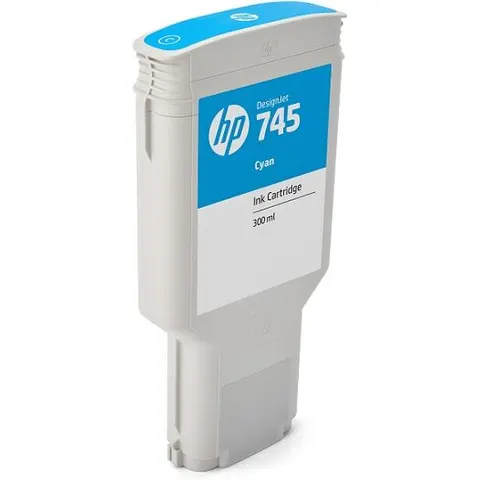 HP 745 Tintenpatrone Cyan 300 ml – Bild 2