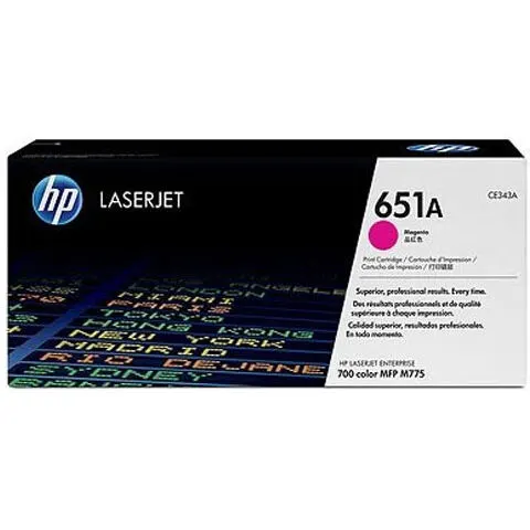 HP 651A (CE343A) - Magenta - Toner – Bild 3