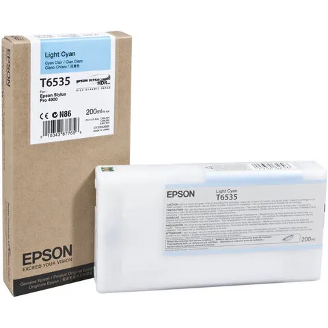 Tinte T6535 Light Cyan, 200 ml - Epson Partner – Bild 2