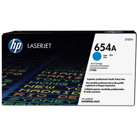 HP 654A (CF331A) - Cyan - Toner – Bild 3