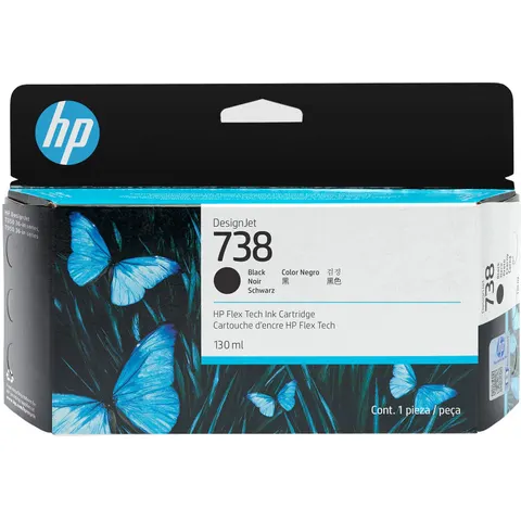 HP 738 (498N4A) - Schwarz - Druckerpatrone – Bild 3