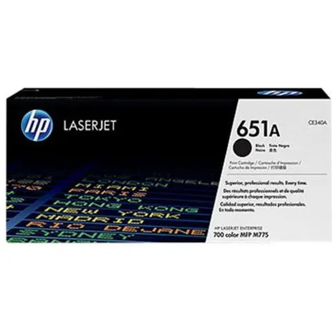 HP 651A (CE340A) - Schwarz - Toner – Bild 3