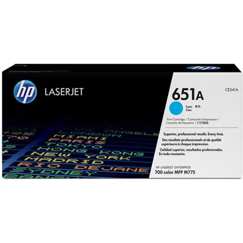 HP 651A (CE341A) - Cyan - Toner – Bild 3