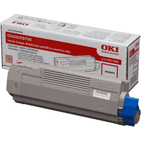 Oki 43872306 - Magenta - Toner – Bild 3