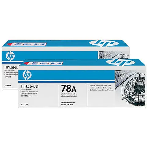 HP 78A (CE278AD) Toner - 2x Schwarz - Multipack – Bild 3
