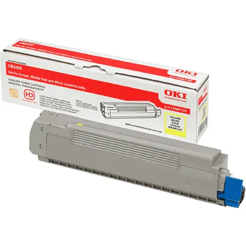 Oki 43487709 - Gelb - Toner – Bild 2