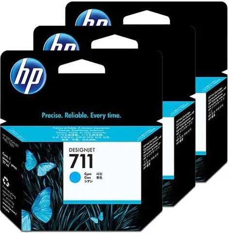 HP 711 3x Cyan Tintenpatrone – Bild 4