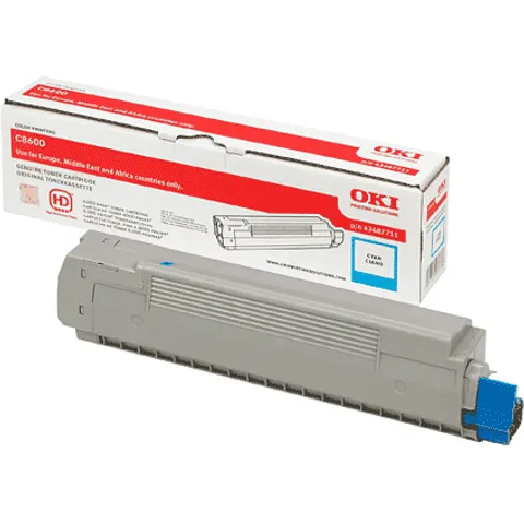 Oki 43487711 - Cyan - Toner – Bild 3