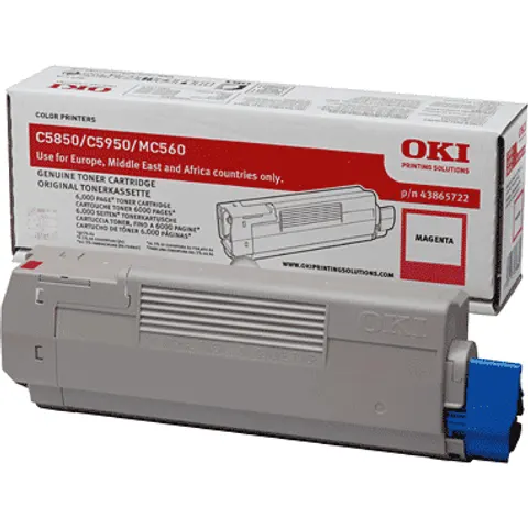 Oki 43865722 - Magenta - Toner – Bild 3