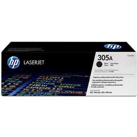 HP 305A (CE410A) - Schwarz - Toner – Bild 4