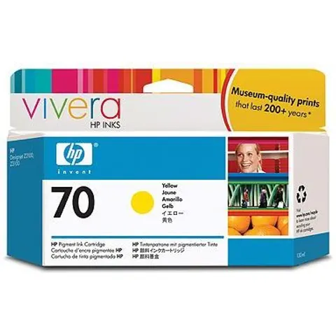 HP 70 (C9454A) - Gelb - Druckerpatrone – Bild 2
