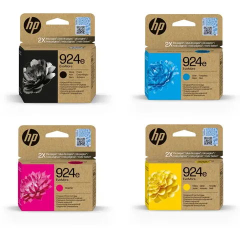 HP 924e Schwarz Tintenpatrone EvoMore – Bild 2