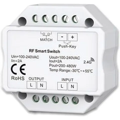 Isoled Sys-Pro Push/funk Mesh-Switch Ein/aus 100-240v, 360w – Bild 2
