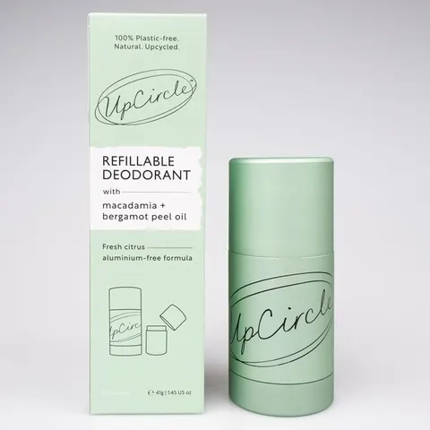 UpCircle Refillable Deodorant with Macadamia + Bergamot - 1 case + 1 r – image 2