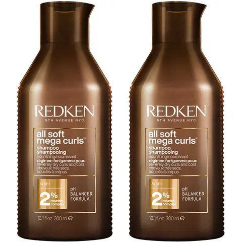 Redken All Soft Mega Curl Shampoo 300ml Double – image 2