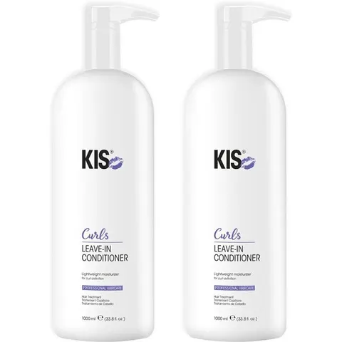 Kis Hair Care Curls LeaveIn Coditioner 1000ml Double – image 2