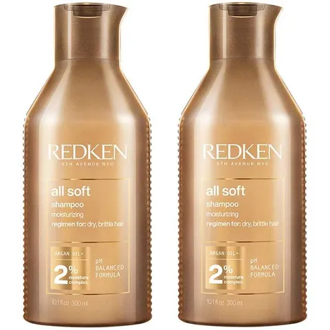 Redken All Soft Shampoo 300ml Double – image 2