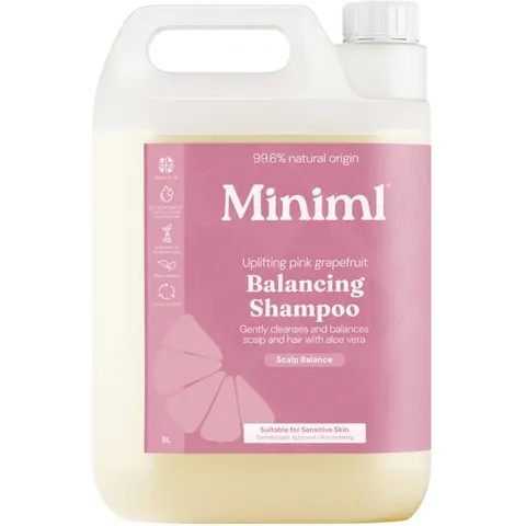 Miniml Balancing Shampoo Uplifting Pink Grapefruit 5L Refill – image 2