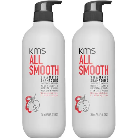 KMS All Smooth Shampoo 750ml Double – image 3