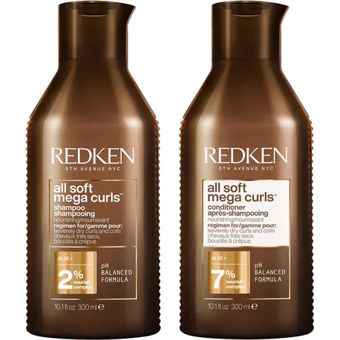 Redken All Soft Mega Curl Shampoo 300ml & All Soft Mega Curl Condition – image 3
