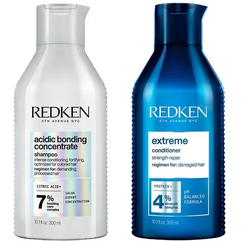 Redken Acidic Bonding Concentrate Shampoo 300ml & Extreme Conditioner – image 2