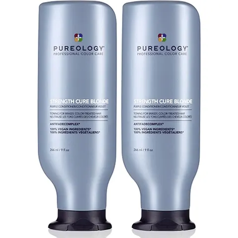 Pureology Strength Cure Blonde Conditioner 266ml Double – image 3