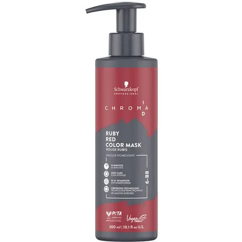 Schwarzkopf Chroma ID Colour Mask 300ml-Ruby Red – image 3